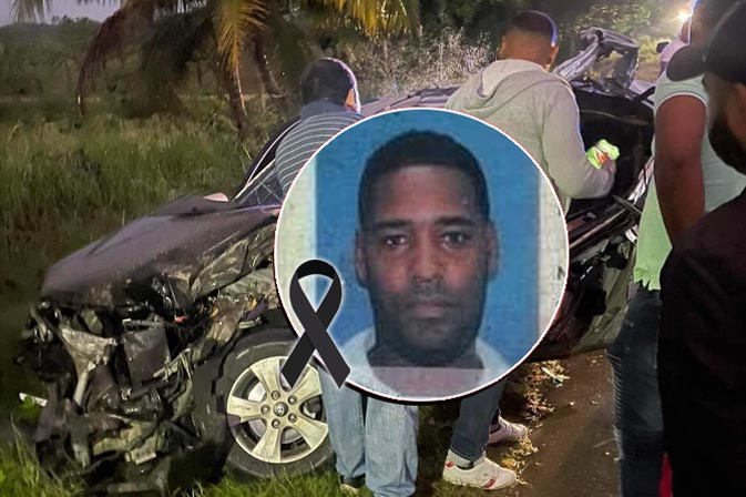 Hombre muere en accidente y dos resultan heridos en Villa Riva