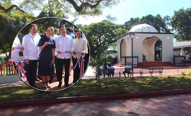 Comunicadores de Moca, abandonan acto de inauguración de parque con presencia de la primera Dama