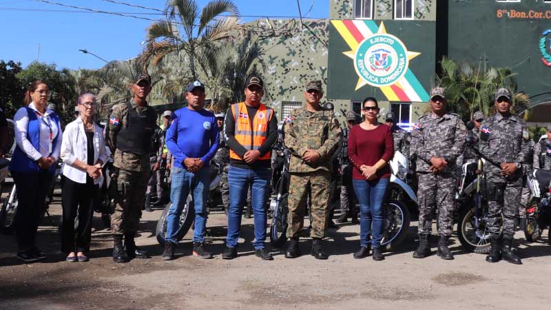 Comité de Prevención y autoridades activan en Moca 'Operativo de Navidad Segura 2022'
