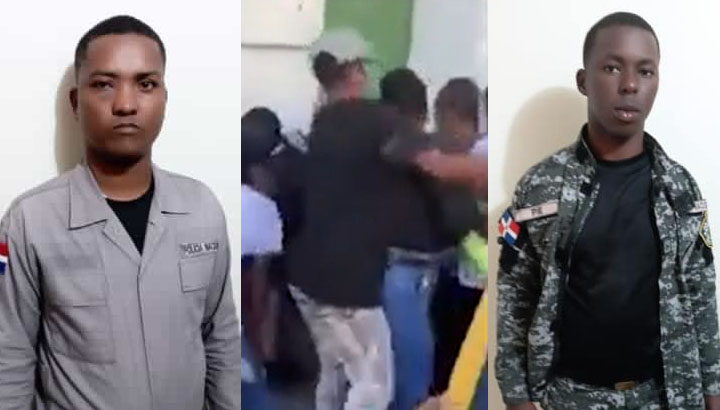 Multitud golpea dos rasos de la Policía Nacional en Higüey