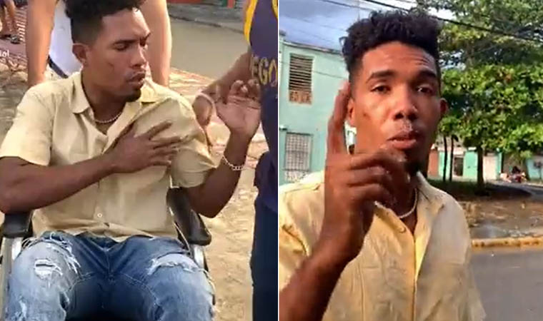 Ponen a caminar discapacitado a cosquillas; que engañaba ciudadanos para pedir