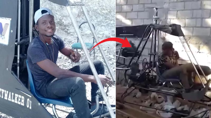 Joven haitiano de 23 años desea trabajar y estudiar aviación en RD