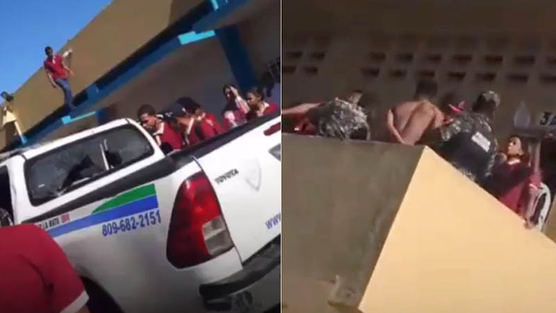 Apresan a varios estudiantes luego de un pleito en un politécnico en Sánchez