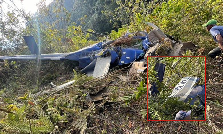 Cae helicóptero en Los Cacaos en San Cristóbal