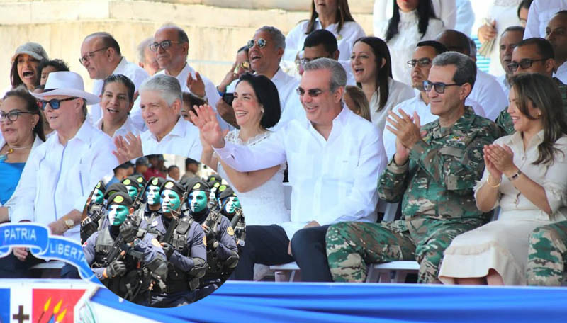 Abinader asiste a Tedeum por 179 aniversario de la Batalla 30 de Marzo y encabeza desfile cívico-militar y policial