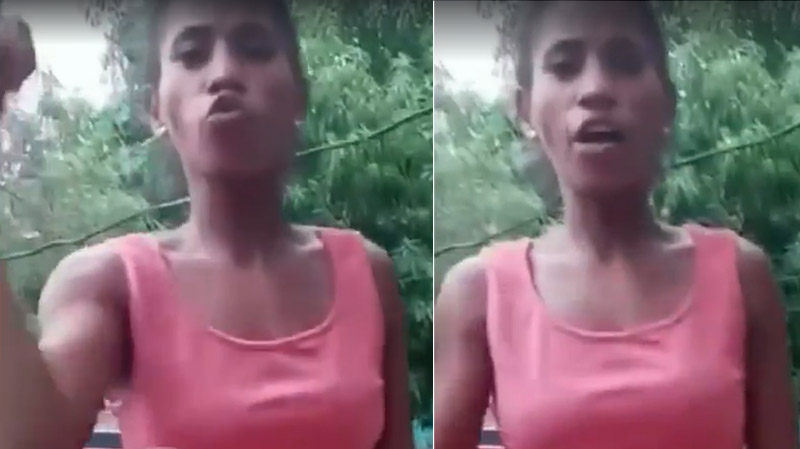 Mujer es captada maltratando a su hijo de un año en Monte Cristi