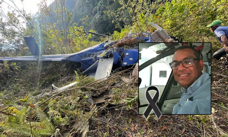Identifican piloto muerto tras caer helicóptero en Los Cacaos en San Cristóbal