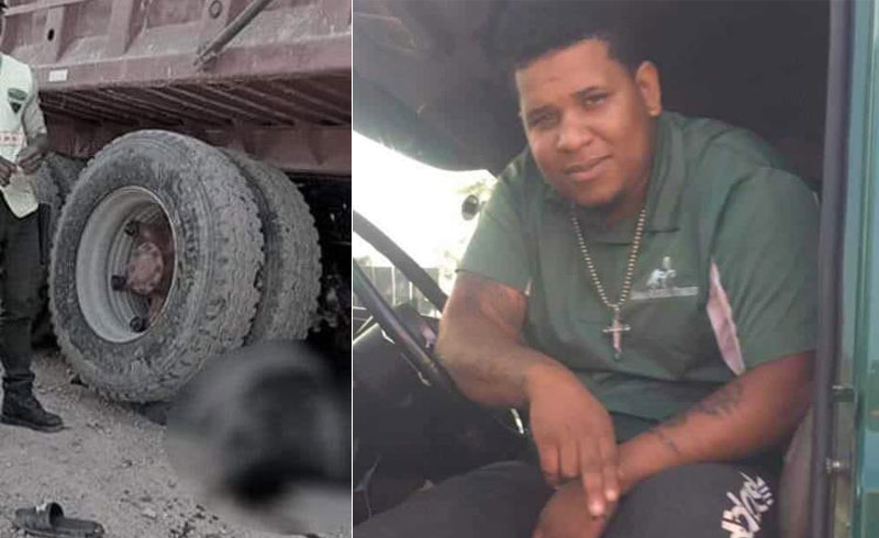 Chofer muere aplastado por camión en El Seibo
