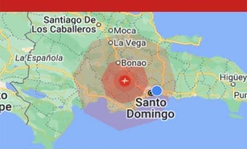 Se registra temblor en RD de magnitud 4.5