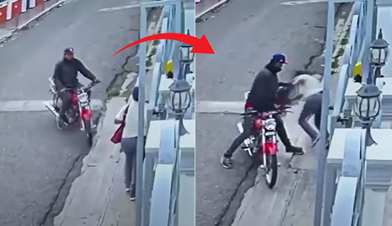 Video en redes sociales muestra acto de violencia en asalto a mujer