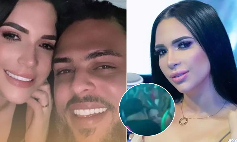 Captan a Amelia Alcántara siendo agredida por su pareja en una discoteca