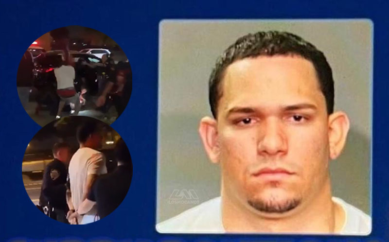 Dominicano propina sillazo a policía en Nueva York y es arrestado