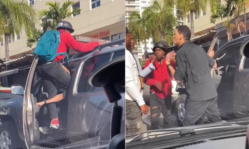 Motorista ataca a conductor de camioneta tras presunto choque