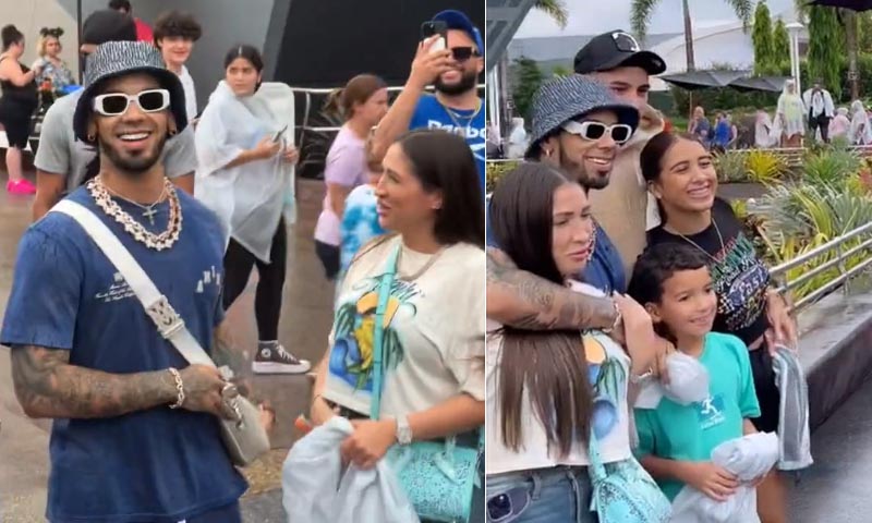 Anuel AA revela a su nueva compañera sentimental durante su visita a Disney