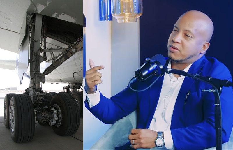 El dominicano que viajo en las gomas del avión