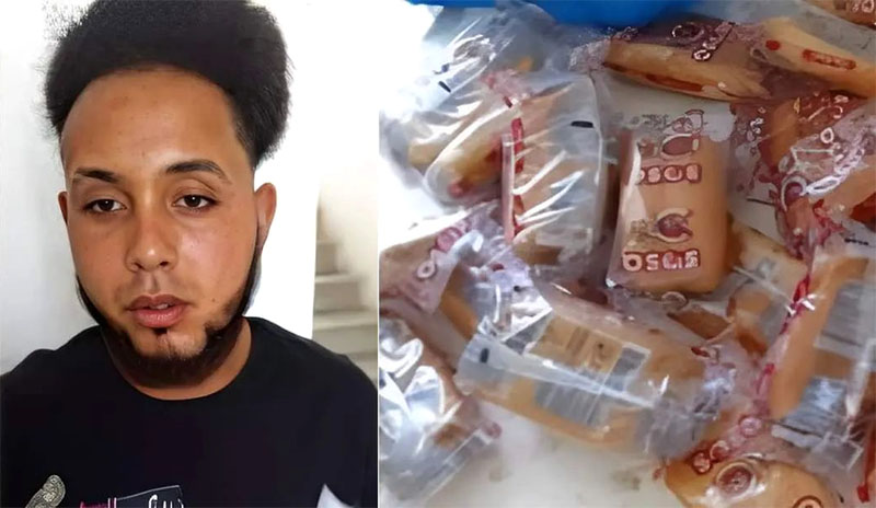 Joven es apresado al intentar ingresar droga en una funda de pan al cuartel de Dajabón