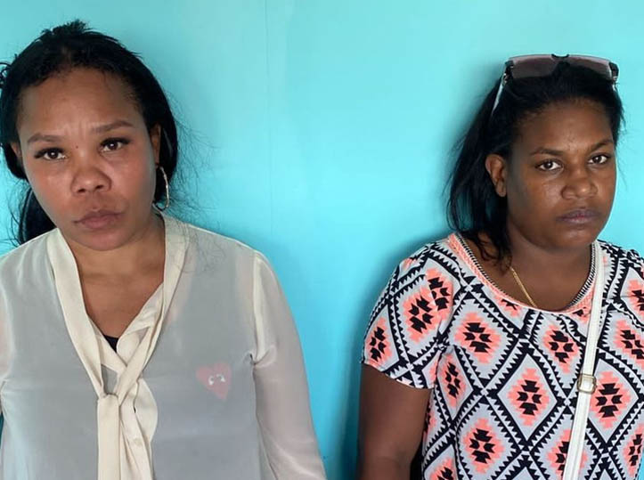 Aracelis Aquino y Divina Parades de la Cruz