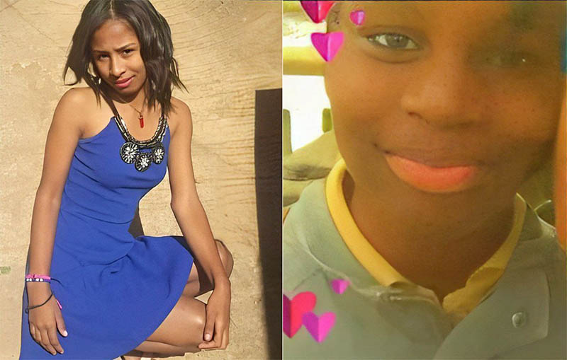 Cristal García Quezada y Ismifa Saint Fleur
