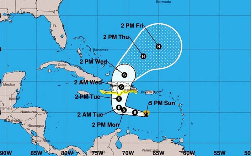 tormenta tropical Franklin