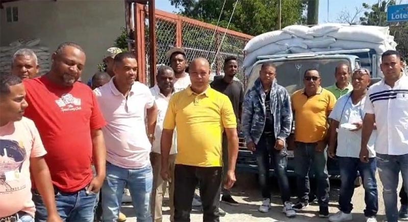 Comerciantes de habichuela en Elías Piña