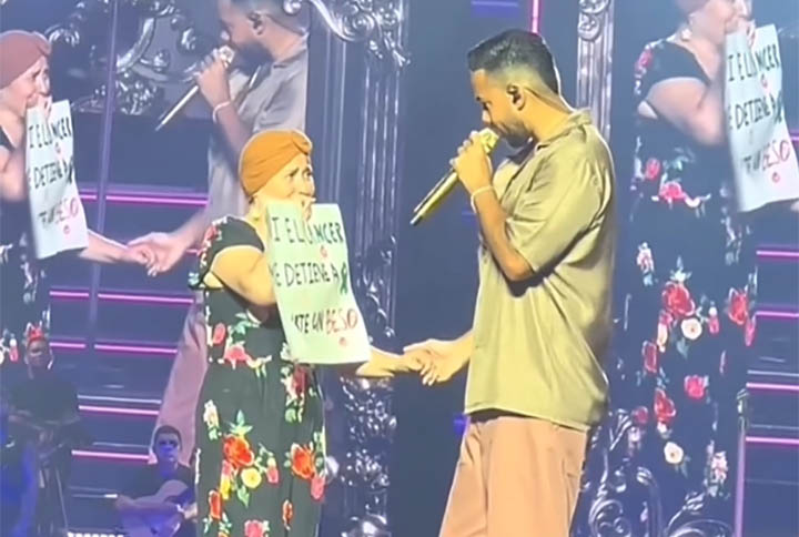 El gesto de Romeo Santos con una mujer con cáncer que conmovió a sus fanáticos