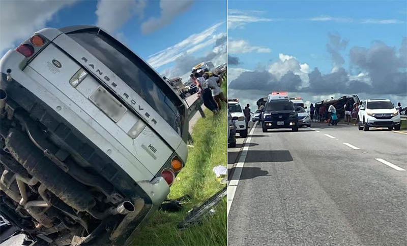 Pareja de esposos muere y varias heridos en accidente en autovía del Este