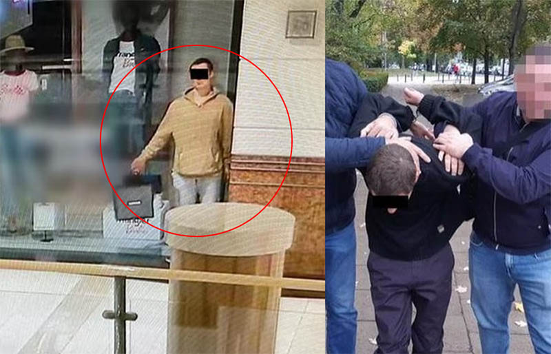 Hombre se hace pasar por maniquí para robar una joyería