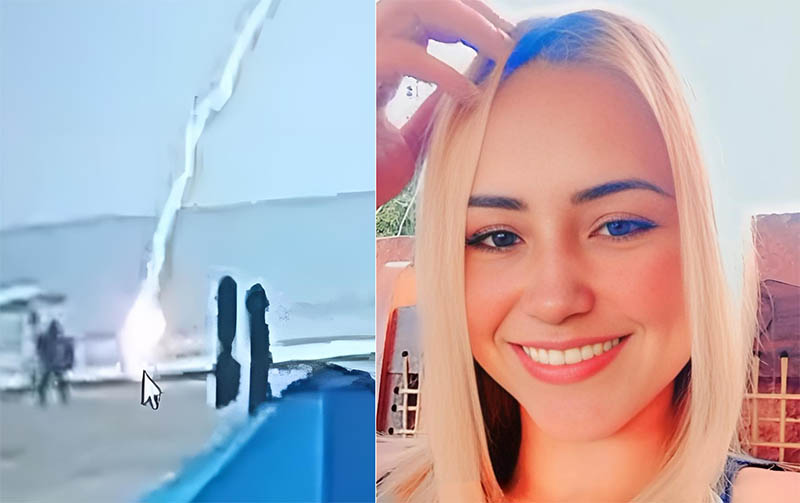 Mujer muere tras ser impactada por un rayo en la playa