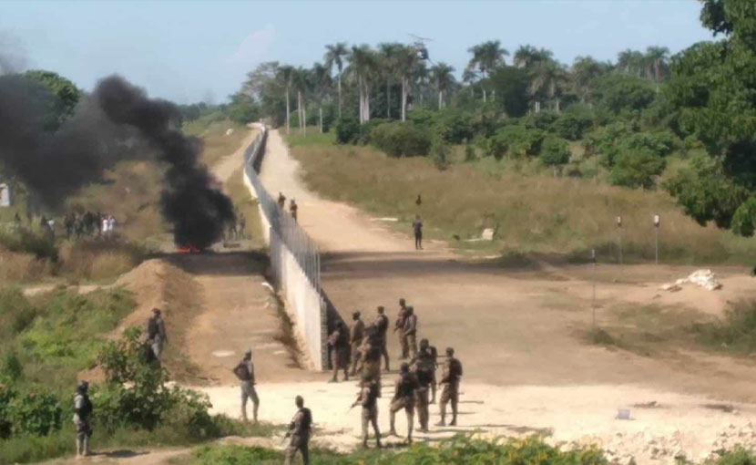 Gobierno: haitianos penetraron a territorio dominicano para obstaculizar patrullaje en área de la verja fronteriza