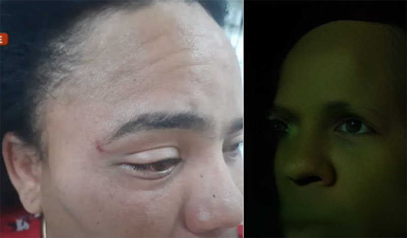 de una mujer que asegura