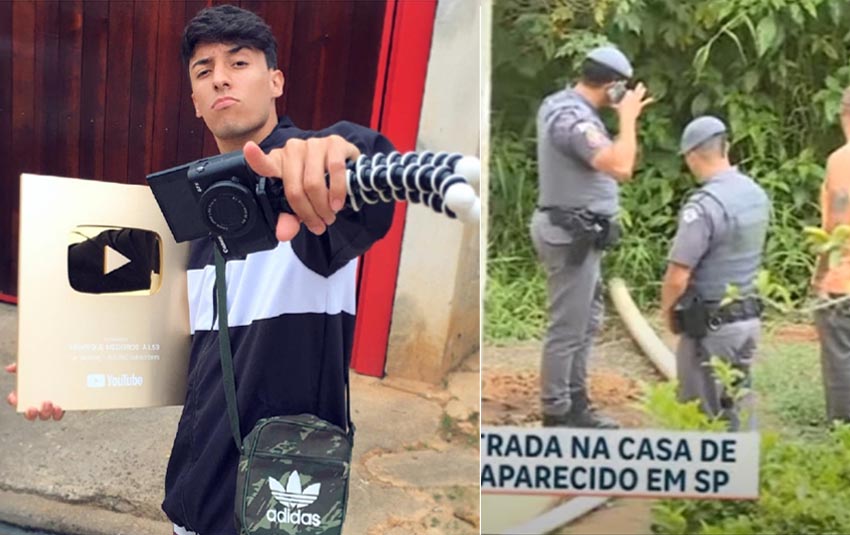 Youtuber desapareció en Navidad y fue encontrado enterrado en el patio de un amigo