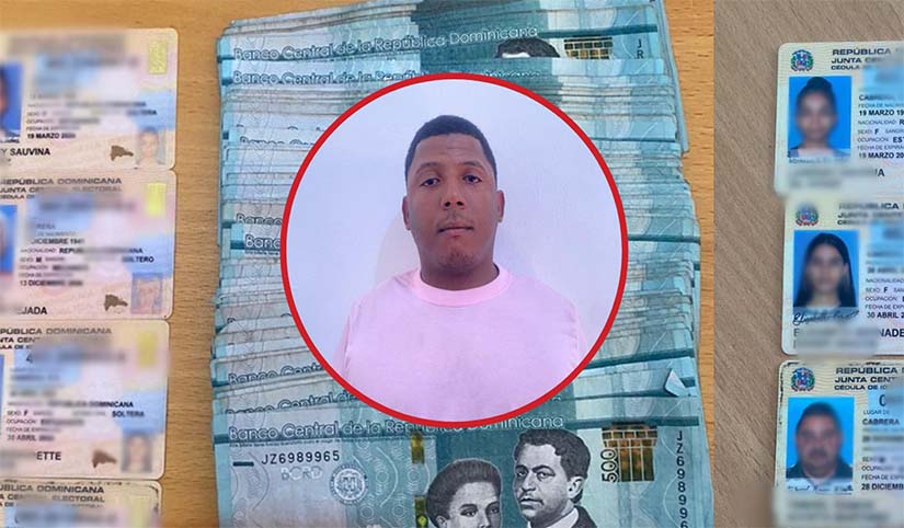 Detienen hombre comprando cédulas en el municipio Cabrera
