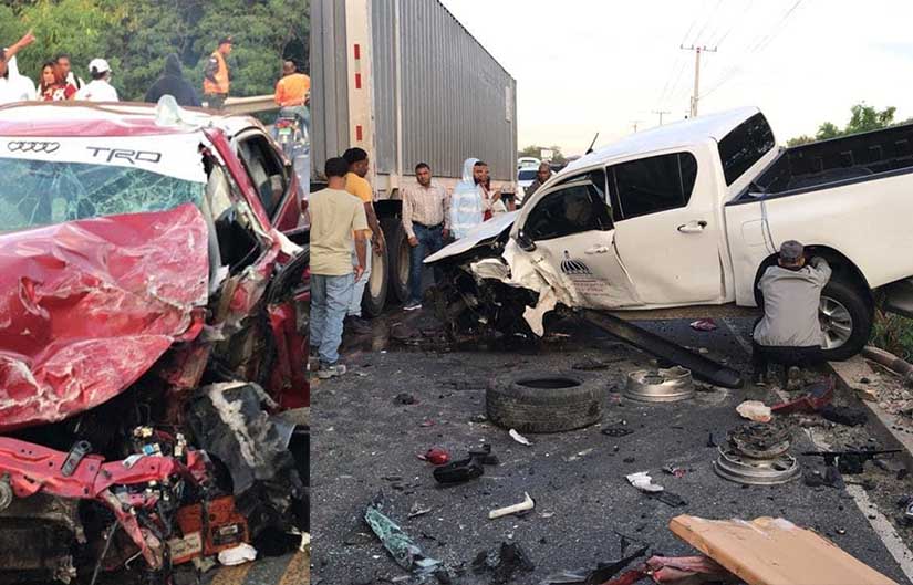 Dos perdieron la vida en la carretera Sánchez