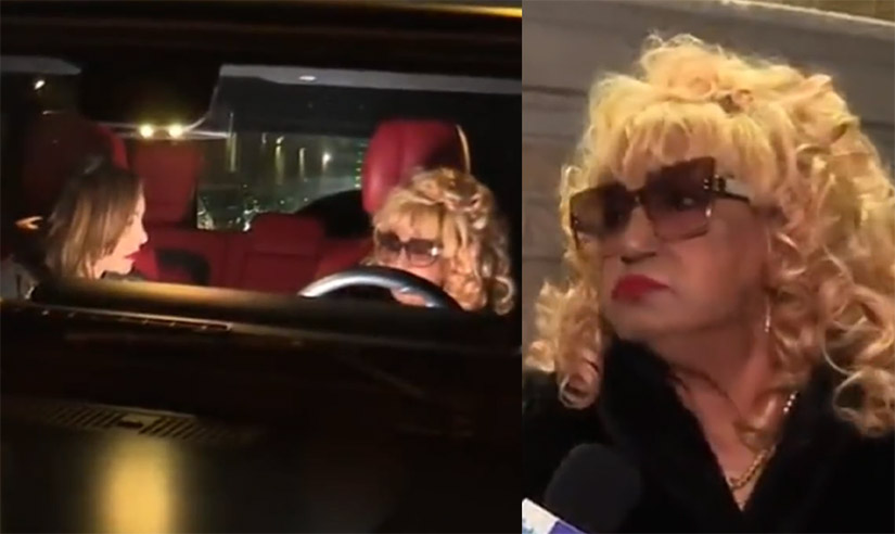 Le regalan jugosa Mercedes Benz a Fefita La Grande