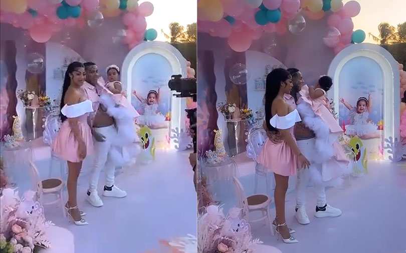 Yailin celebra el primer cumpleaños de Cattleya