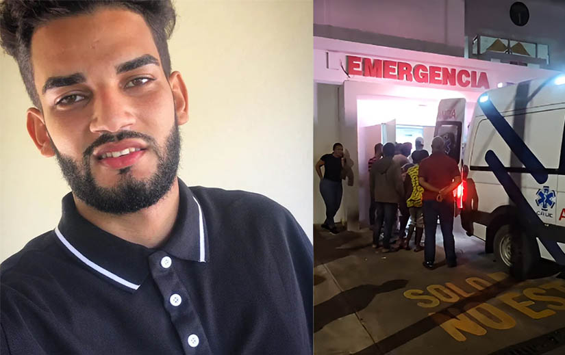 Dos jóvenes sufren accidente en Nagua; tras impactar motocicletas