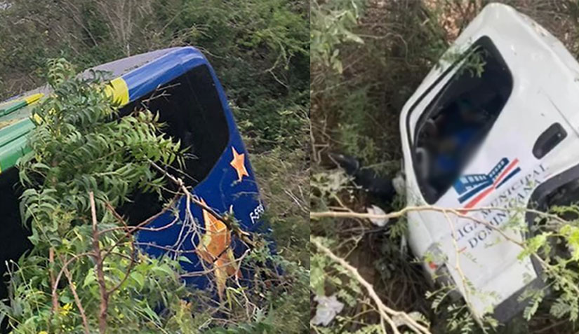 Tres personas fallecidas en accidente carretera Montecristi-Dajabón