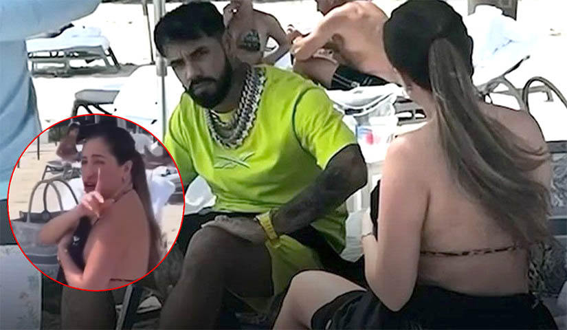 Novia de Anuel AA le niega foto a una fan delante del cantante; desata polémica