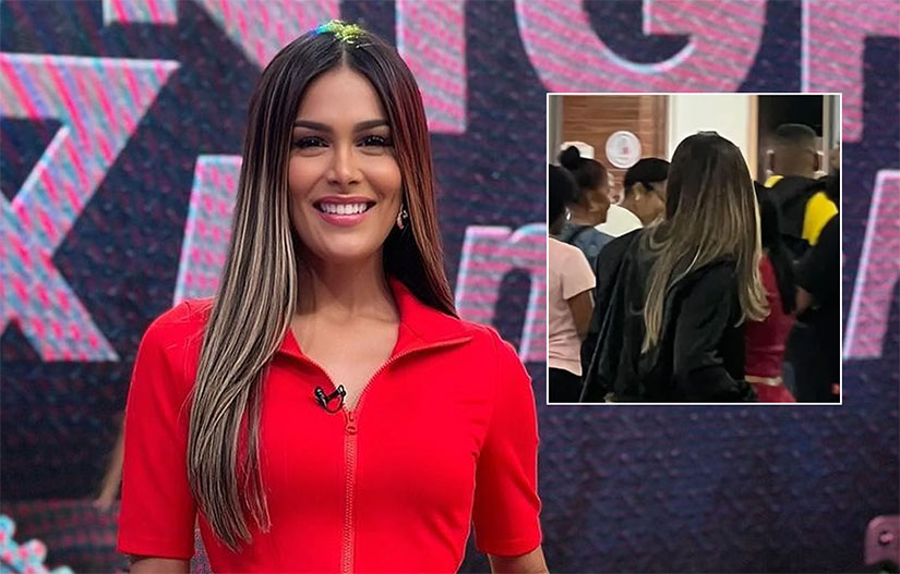 Caroline Aquino es captada saliendo del país tras ser relacionada con DJ Adoni