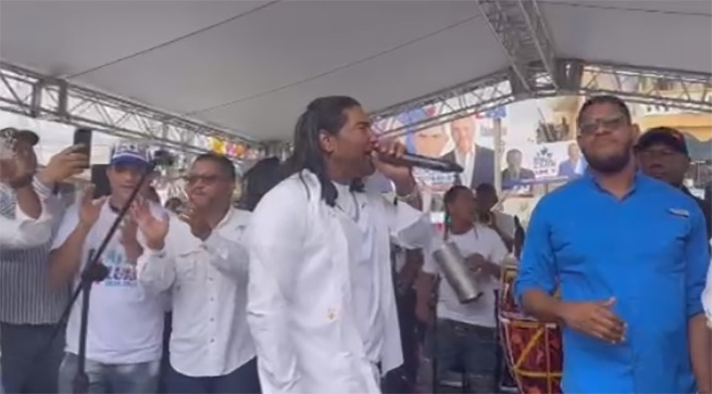 Volvieron los temas de campaña. Omega estrena tema “4 años más” en apoyo a Abinader