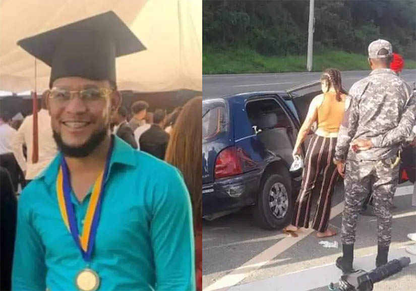 Joven muere en un vehículo en la autopista 6 de noviembre