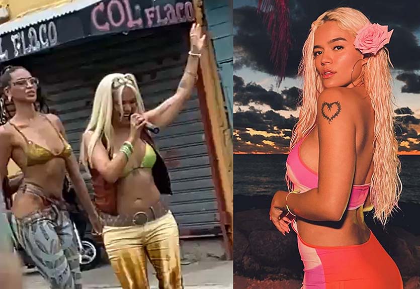 Karol G graba video musical en San Pedro de Macorís