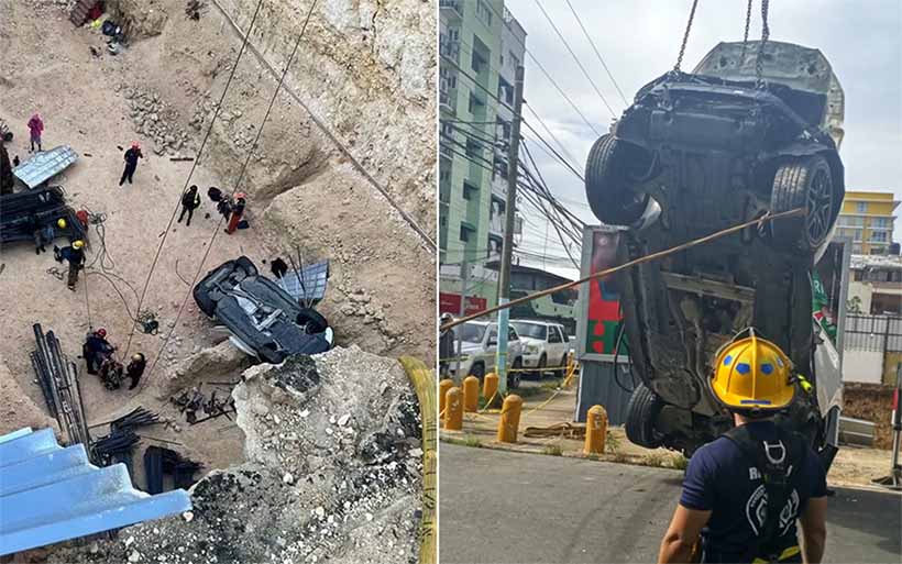 Video del accidente en el sector Evaristo Morales de Santo Domingo