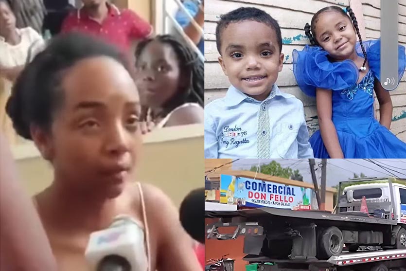 Habla la madre de los dos hermanitos que murieron atropellados por una grúa