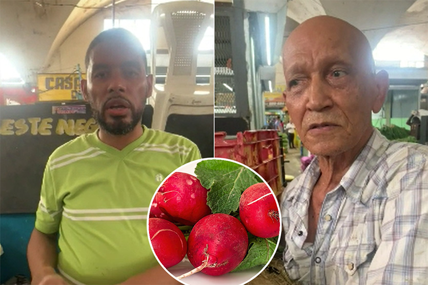 El video viral aumenta precio del rábano de 25 a 300 pesos