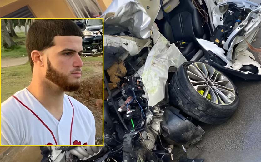 Hijo de conocido vendedor de quesos sufre accidente en Sánchez