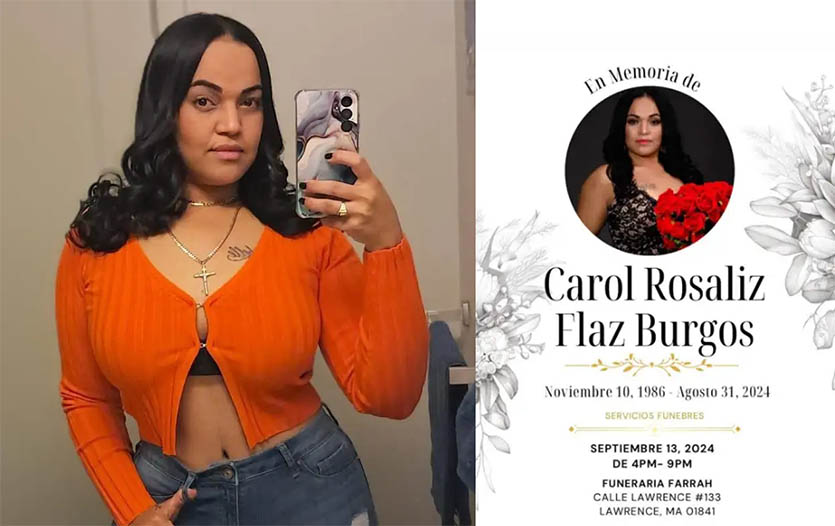 Velan los restos de la dominicana Carol Rosaliz Flaz Burgos