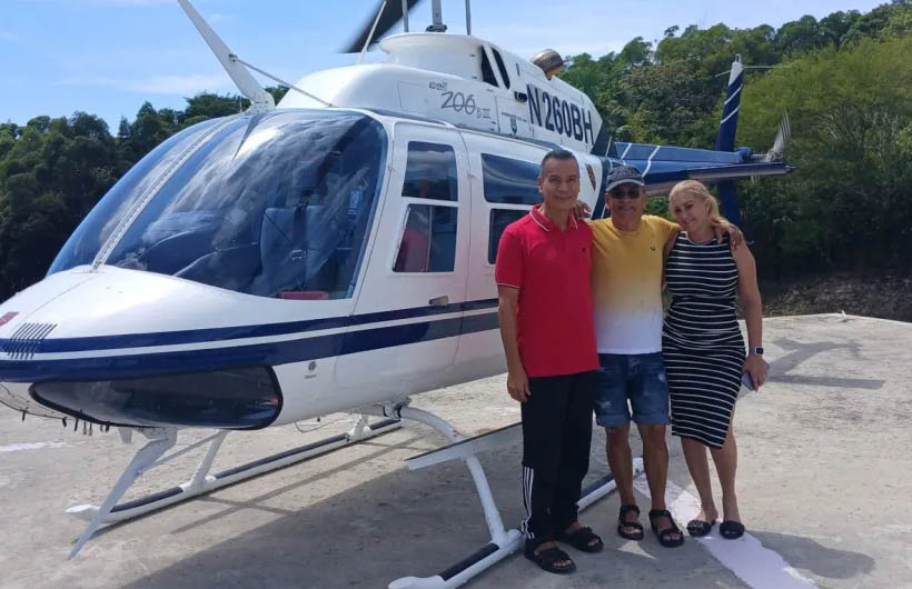 Amigo de pareja accidentada en helicóptero narra lo sucedido
