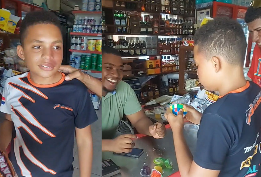 Jovencito de 14 años impresiona con su habilidad