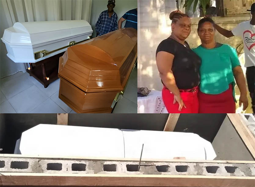Sepultan a dos hermanos que perdieron la vida al ser atropelladas